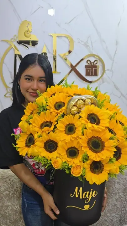 Box grande de girasoles — 1