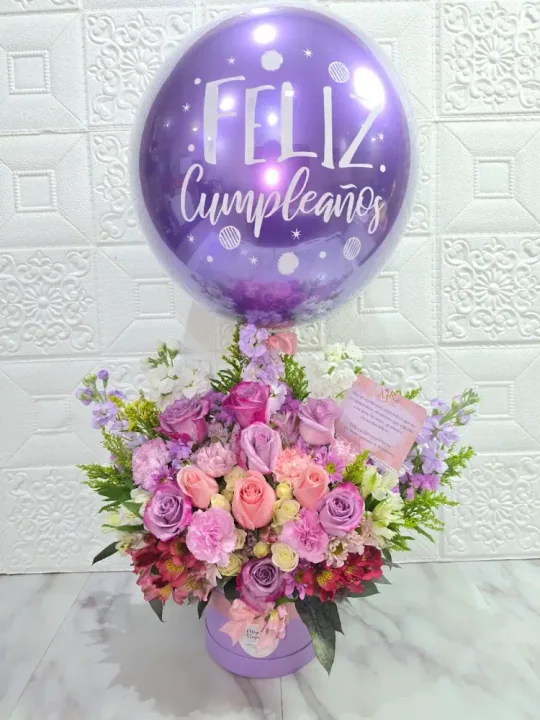 Box Clasico Cumpleaños lila  — 3