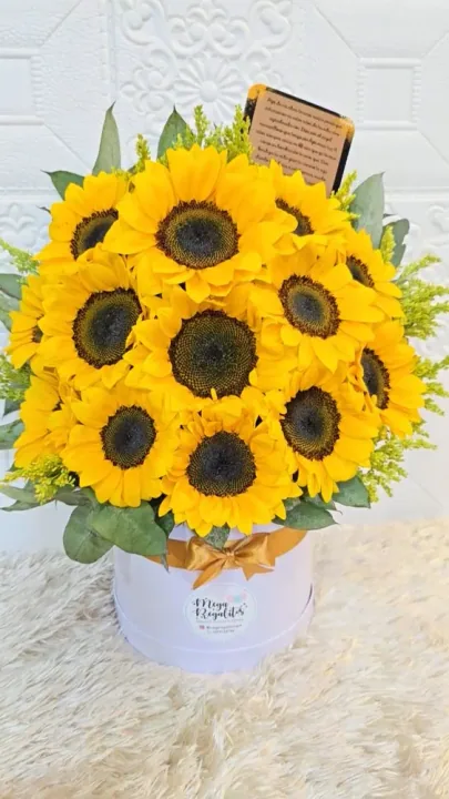 Box de girasoles Alegría miniatura 2