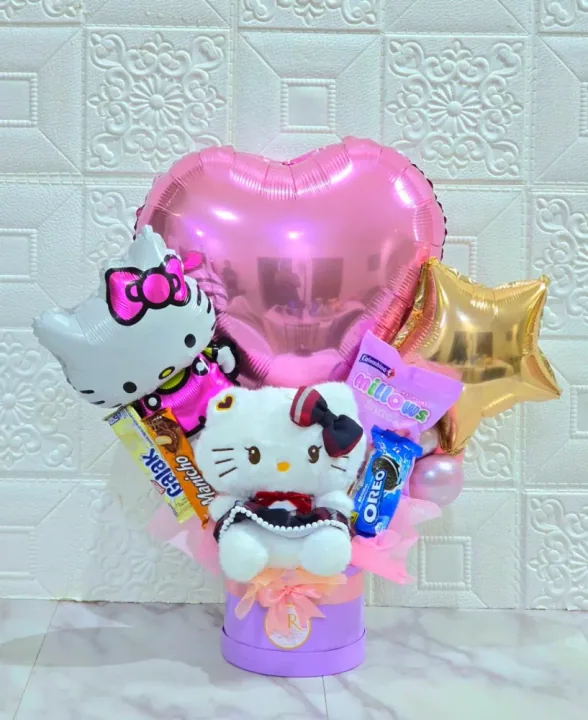 Box de dulces y peluche
