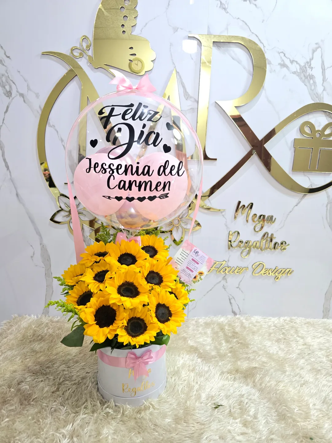 Aerostático de girasoles 