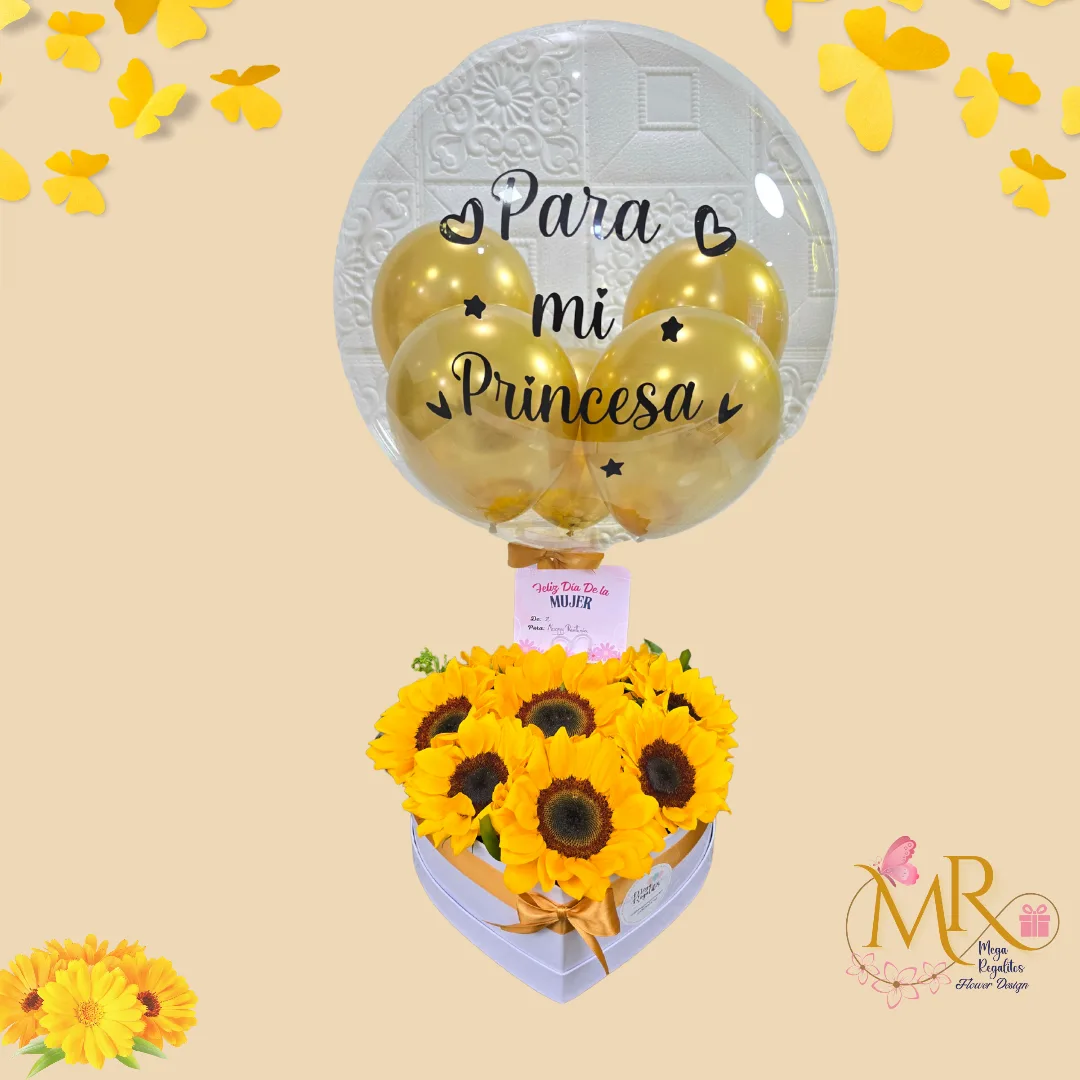 Heart Sunflower